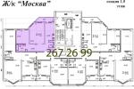 2 к. кв. Московское шоссе 45 секция 1.5, 16 этаж